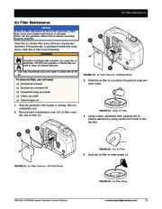 Honeywell HW1000i HW2000i Generator Owners Manual page 29
