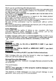 Honda Generator EB6500 Owners Manual page 3