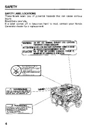 Honda Generator EB6500 Owners Manual page 6