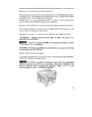 Honda Generator EB5000X Owners Manual page 3