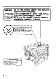 Honda Generator EB5000X Owners Manual page 6