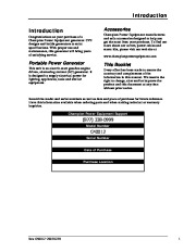 Champion 3000 3500 Generator Owners Manual page 5
