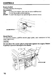 Honda Generator EB6500SX Owners Manual page 12