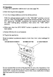 Honda Generator EB6500SX Owners Manual page 24