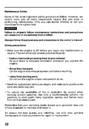 Honda Generator EB6500SX Owners Manual page 34