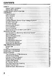 Honda Generator EB6500SX Owners Manual page 4