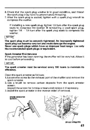 Honda Generator EB6500SX Owners Manual page 43