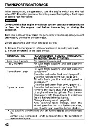 Honda Generator EB6500SX Owners Manual page 44