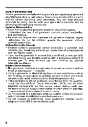 Honda Generator EB6500SX Owners Manual page 8
