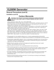 All Power America 10000 APG3090 Generator Owners Manual page 12