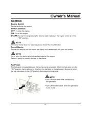 All Power America 10000 APG3090 Generator Owners Manual page 15