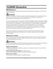 All Power America 10000 APG3090 Generator Owners Manual page 22