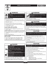 Generac 4000EXL Generator Owners Manual page 3
