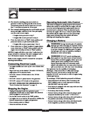 Generac 4000EXL Generator Owners Manual page 7
