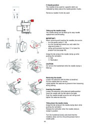 Janome 1100D Sewing Machine Instruction Owners Manual page 25