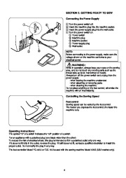 Janome Sewist 500 Sewing Machine Instruction Owners Manual page 7