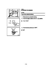 Yamaha EF1000A Generator Owners Manual page 20
