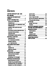 Yamaha EF1000A Generator Owners Manual page 5