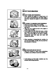 Yamaha EF1000A Generator Owners Manual page 9