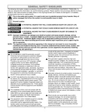 Coleman Powermate PM402511 Generator Owners Manual page 3