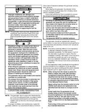Coleman Powermate PM402511 Generator Owners Manual page 8
