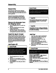 Champion 3500 4000 Generator Owners Manual page 12