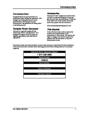 Champion 3500 4000 Generator Owners Manual page 5