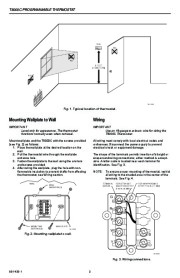 Honeywell T8000C Programmable Thermostat Installation Instructions page 2