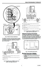 Honeywell T8000C Programmable Thermostat Installation Instructions page 3