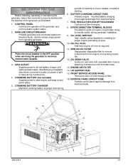 Coleman Powermate PM401211 PM400911 Generator Owners Manual page 21