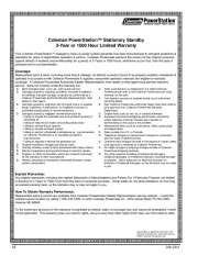 Coleman Powermate PM401211 PM400911 Generator Owners Manual page 46
