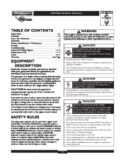 Generac 5000 Generator Owners Manual page 2