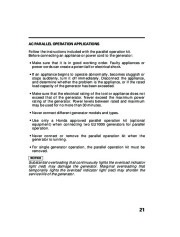 Honda Generator EU1000i Portable Owners Manual page 23