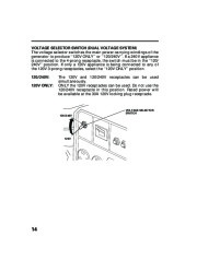 Honda Generator EG5000X Owners Manual page 16