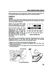 Honda Generator EG5000X Owners Manual page 23
