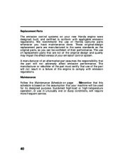 Honda Generator EG5000X Owners Manual page 42