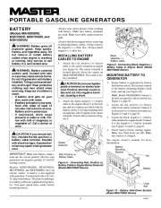 Master HWI MGH 3000 MGH MGH 4000DI MGH MGH5000DI Generator Owners Manual page 8