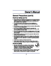 All Power America 3500 APG3008 Generator Owners Manual page 7