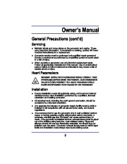 All Power America 3500 APG3008 Generator Owners Manual page 9