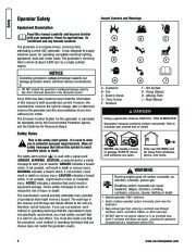 Husqvarna 1055GN Generator Owners Manual, 2007,2008,2009,2010,2011,2012 page 4