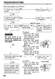 Honda Generator EM5000SX Owners Manual page 46