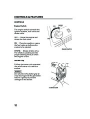 Honda Generator EU3000i Portable Owners Manual page 14