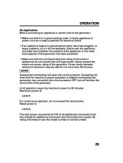 Honda Generator EU3000i Portable Owners Manual page 31