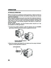 Honda Generator EU3000i Portable Owners Manual page 32