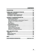 Honda Generator EU3000i Portable Owners Manual page 7