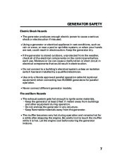 Honda Generator EU3000i Portable Owners Manual page 9