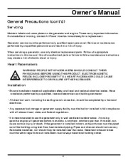 All Power America 2000 APG3010 Generator Owners Manual page 11