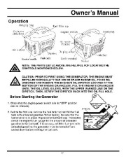 All Power America 2000 APG3010 Generator Owners Manual page 17