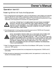 All Power America 2000 APG3010 Generator Owners Manual page 19