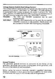 Honda Generator EB5000S Owners Manual page 14